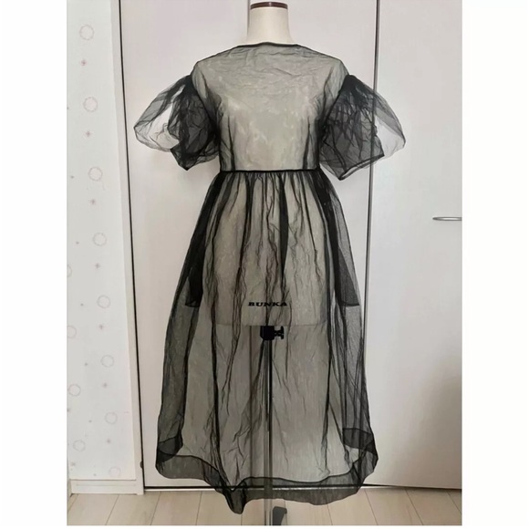 Simone Rocha for H&M Black Tulle Apron Dress Size XS NWT - Picture 7 of 16